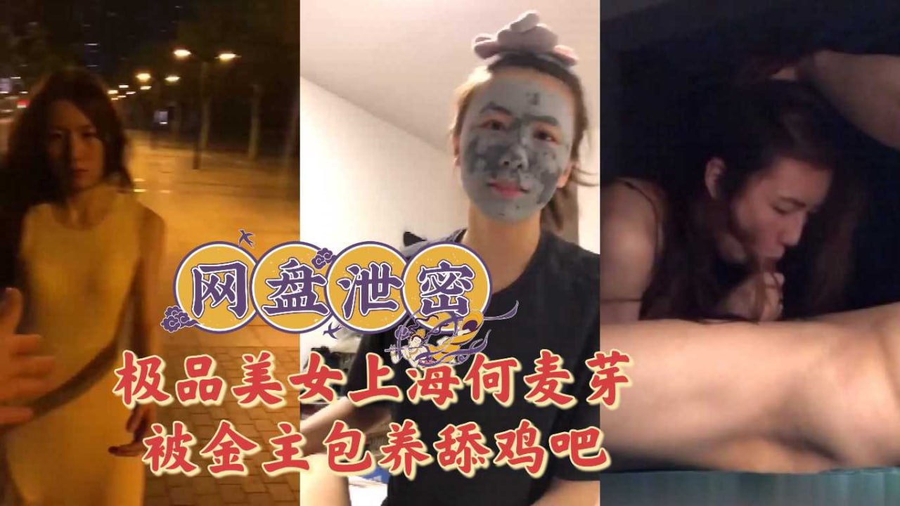 百度云高端泄密极品美女上海何麦芽被包养