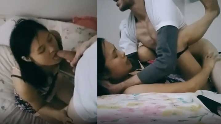 清纯妹子上海某本科院校水嫩漂亮美女和洋助教激情啪.啪自拍视频被渣男爆出鸡巴真长操的嗷嗷叫干完逼又插嘴最后射颜